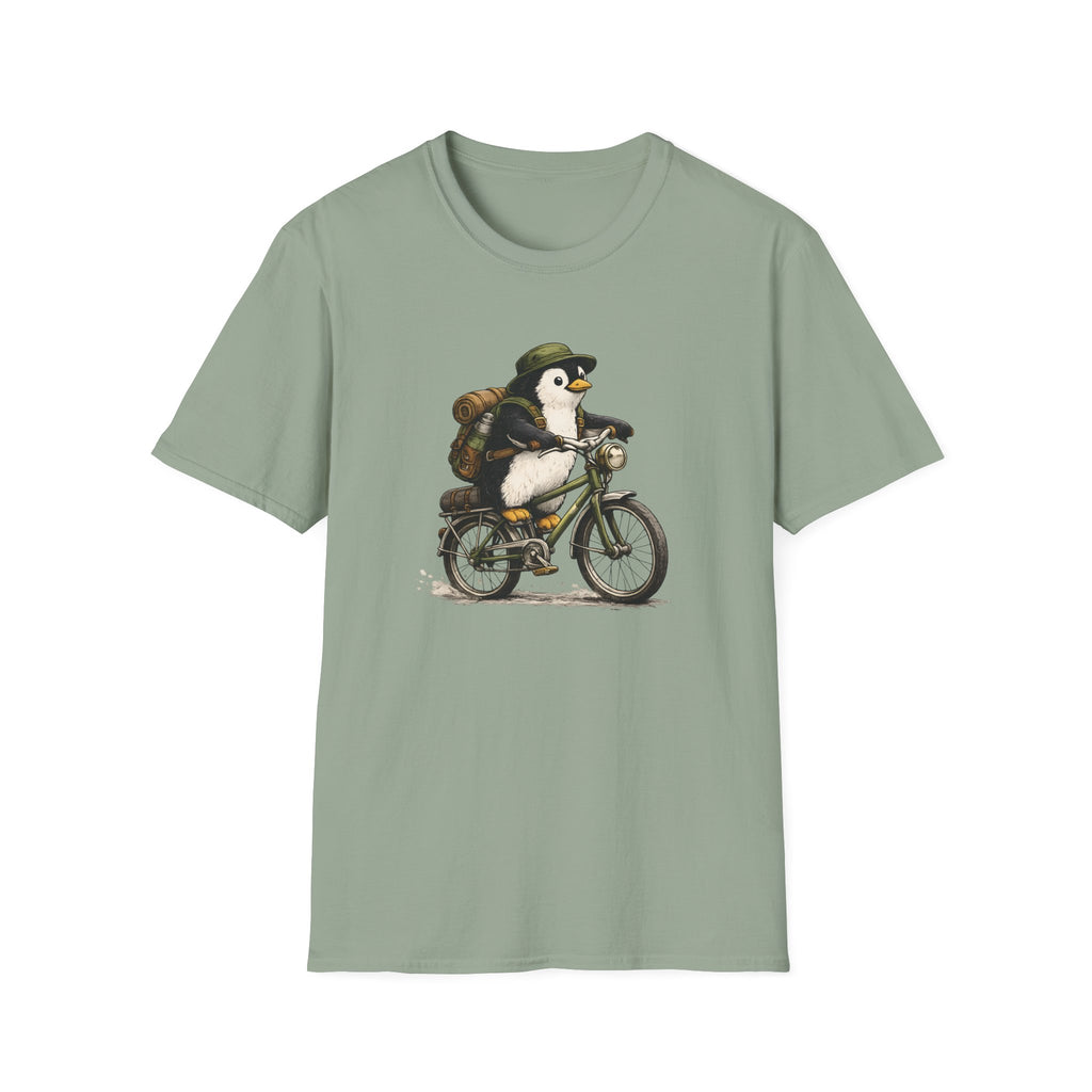 Bicycle Adventure Penguin T-Shirt
