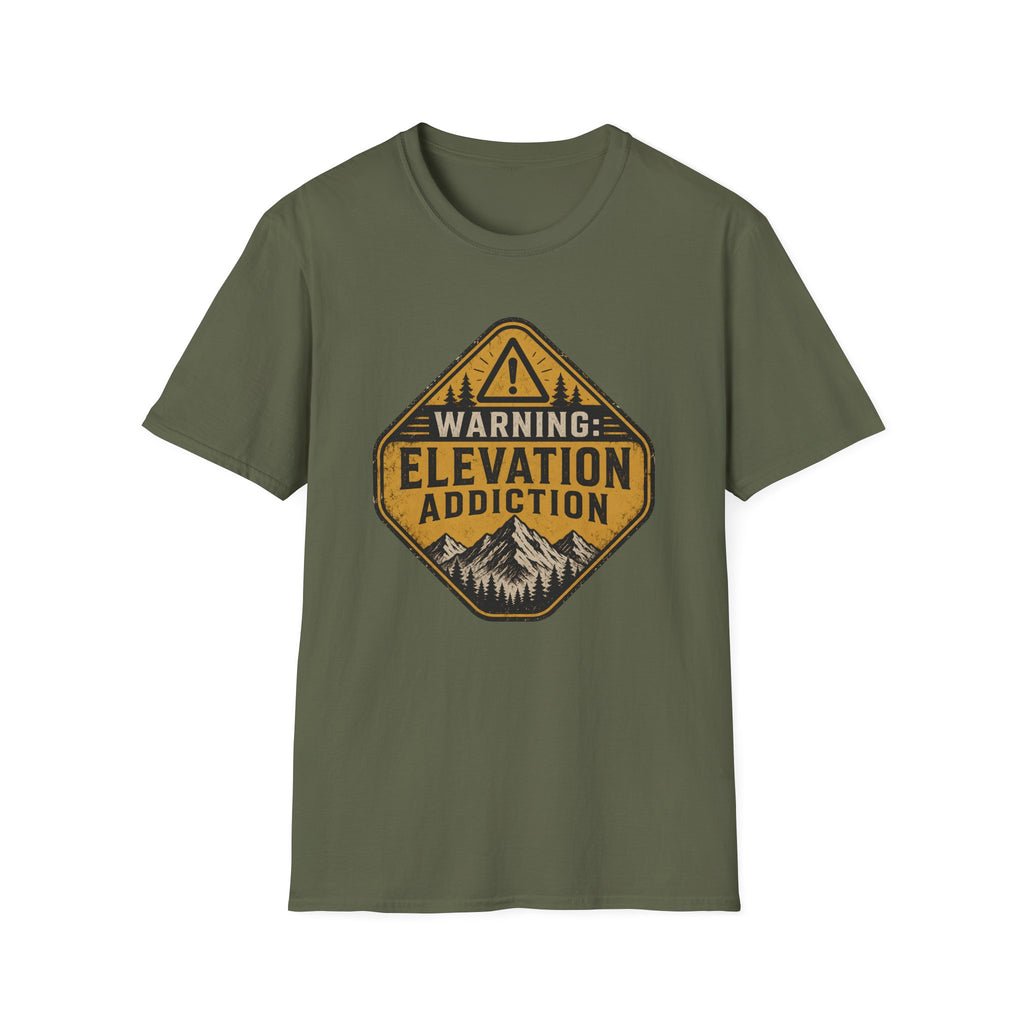 WARNING: ELEVATION ADDICTION T-Shirt