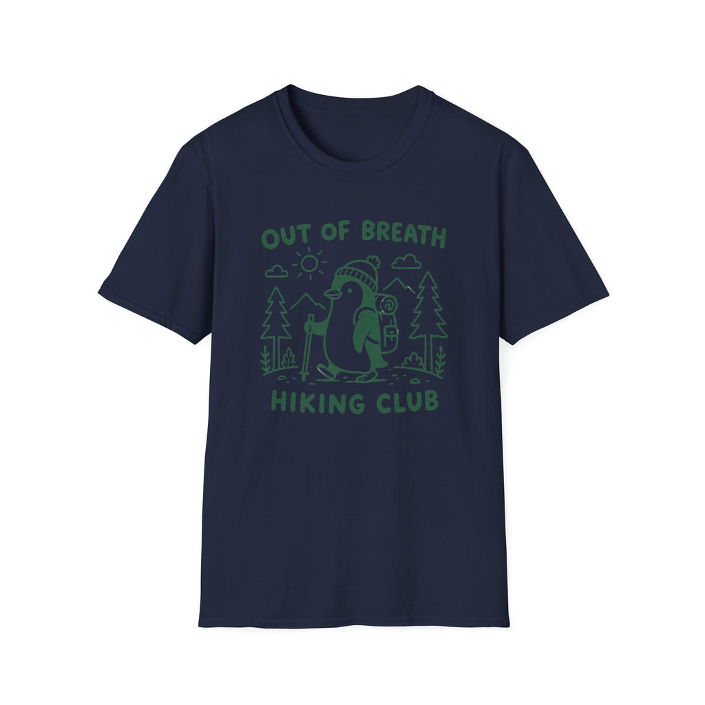 Out of Breath Penguin Hiking Club T-Shirt