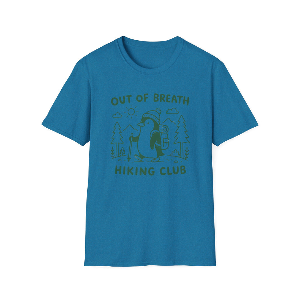Out of Breath Penguin Hiking Club T-Shirt
