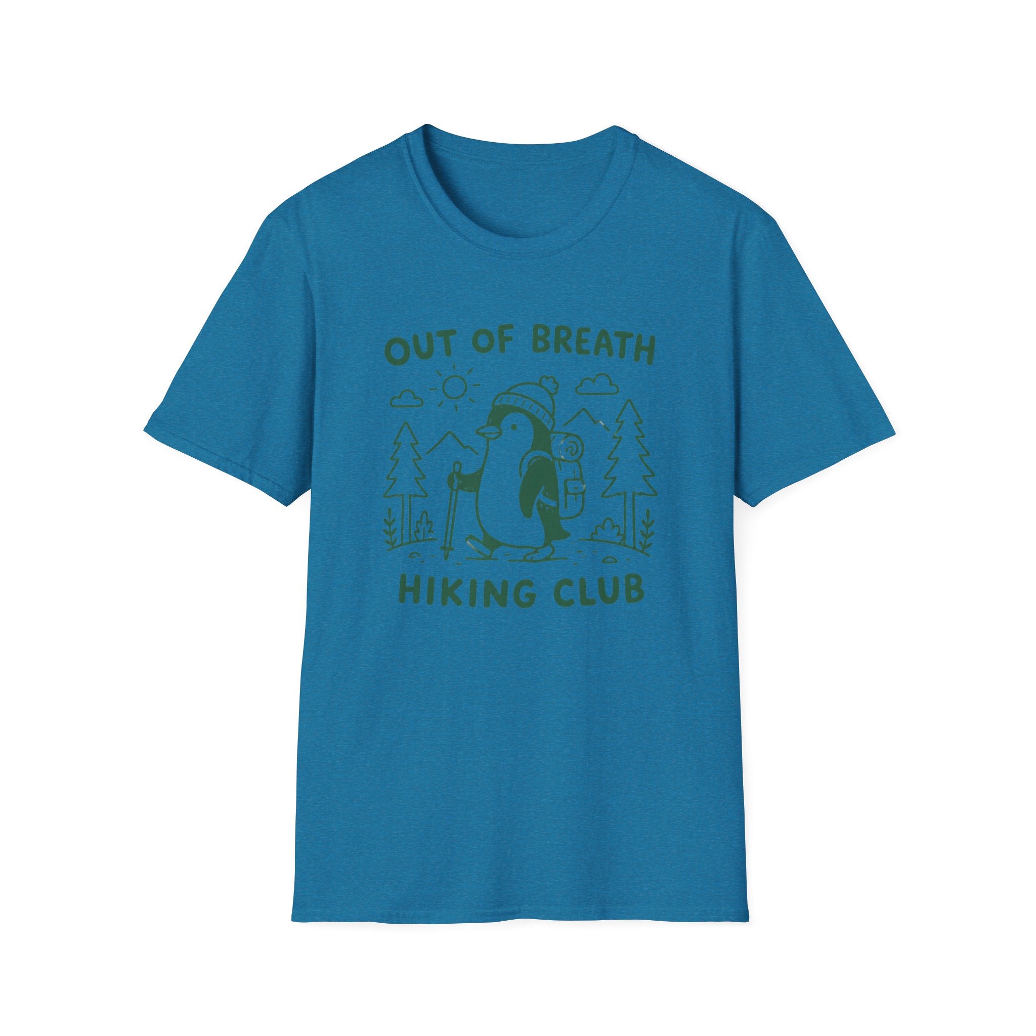 Out of Breath Penguin Hiking Club T-Shirt