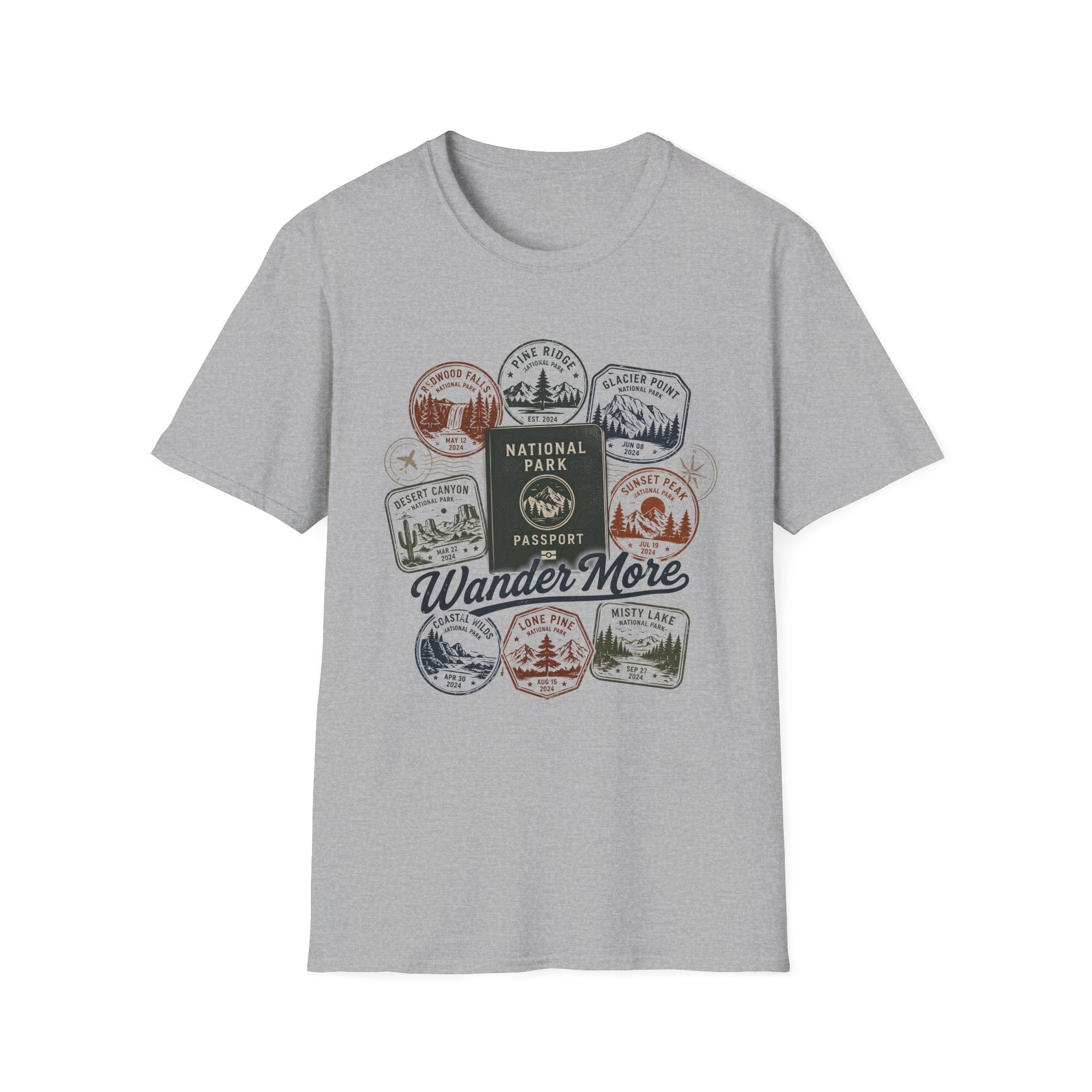 Wander More Nature Passport T-Shirt