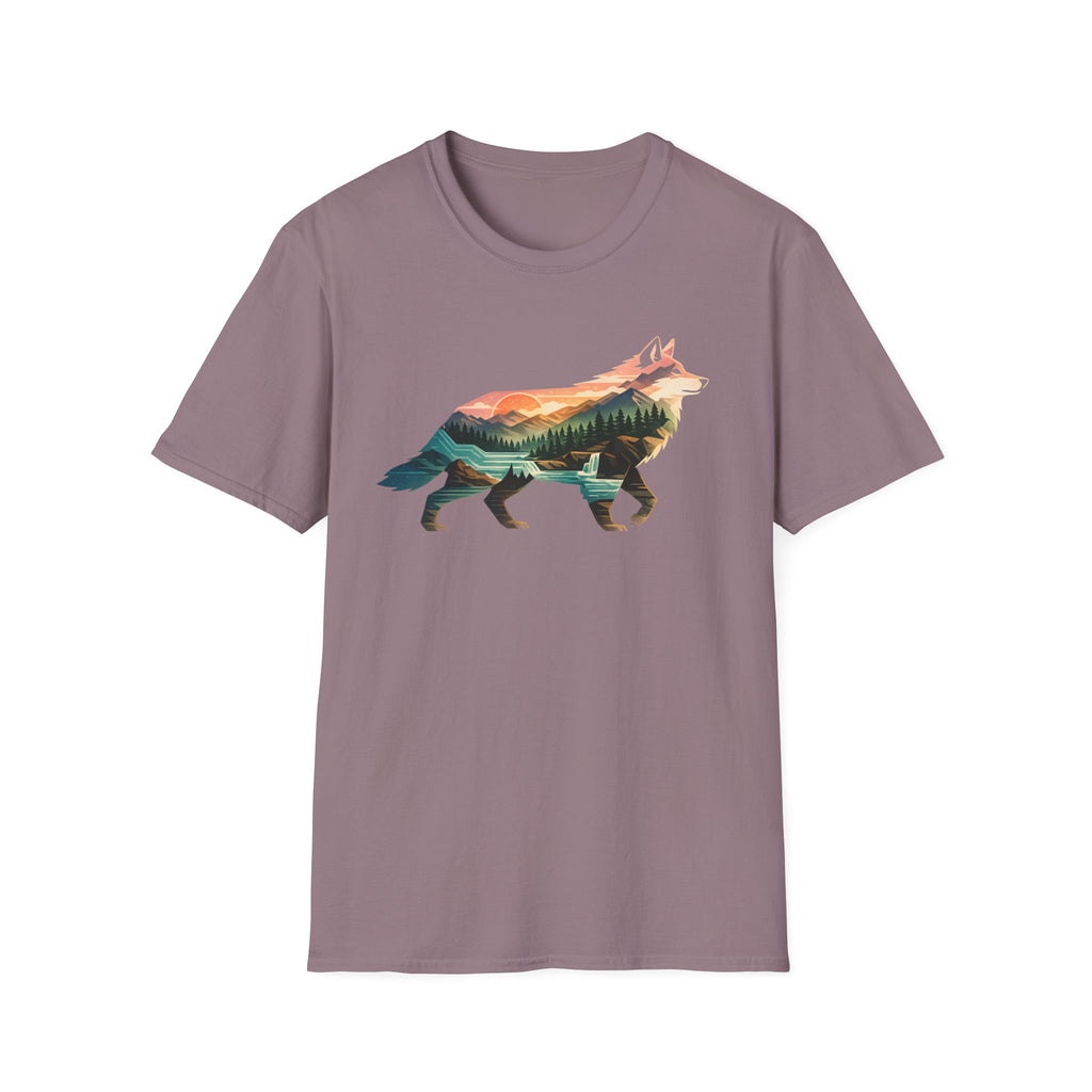 Wolf Nature Landscape T-Shirt