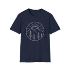Minimal Mountain Sunrise T-Shirt