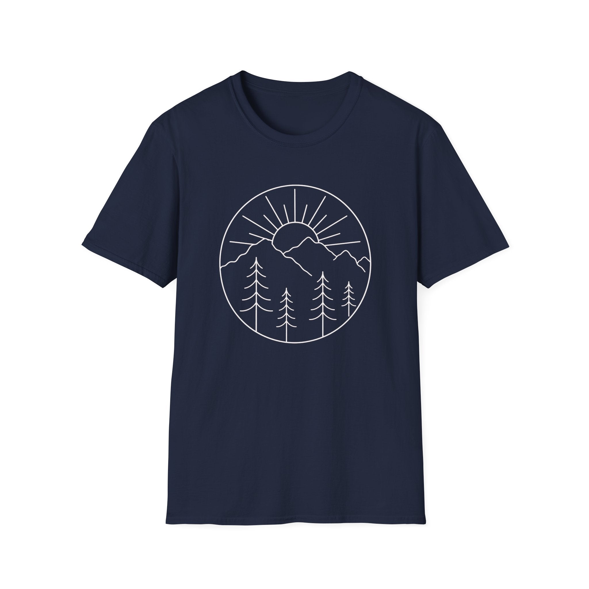 Minimal Mountain Sunrise T-Shirt
