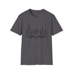 Minimal Pine Tree Mountain T-Shirt