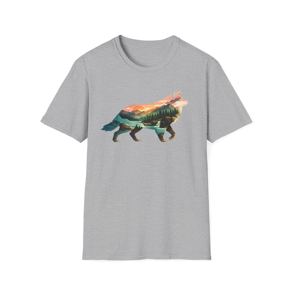 Wolf Nature Landscape T-Shirt