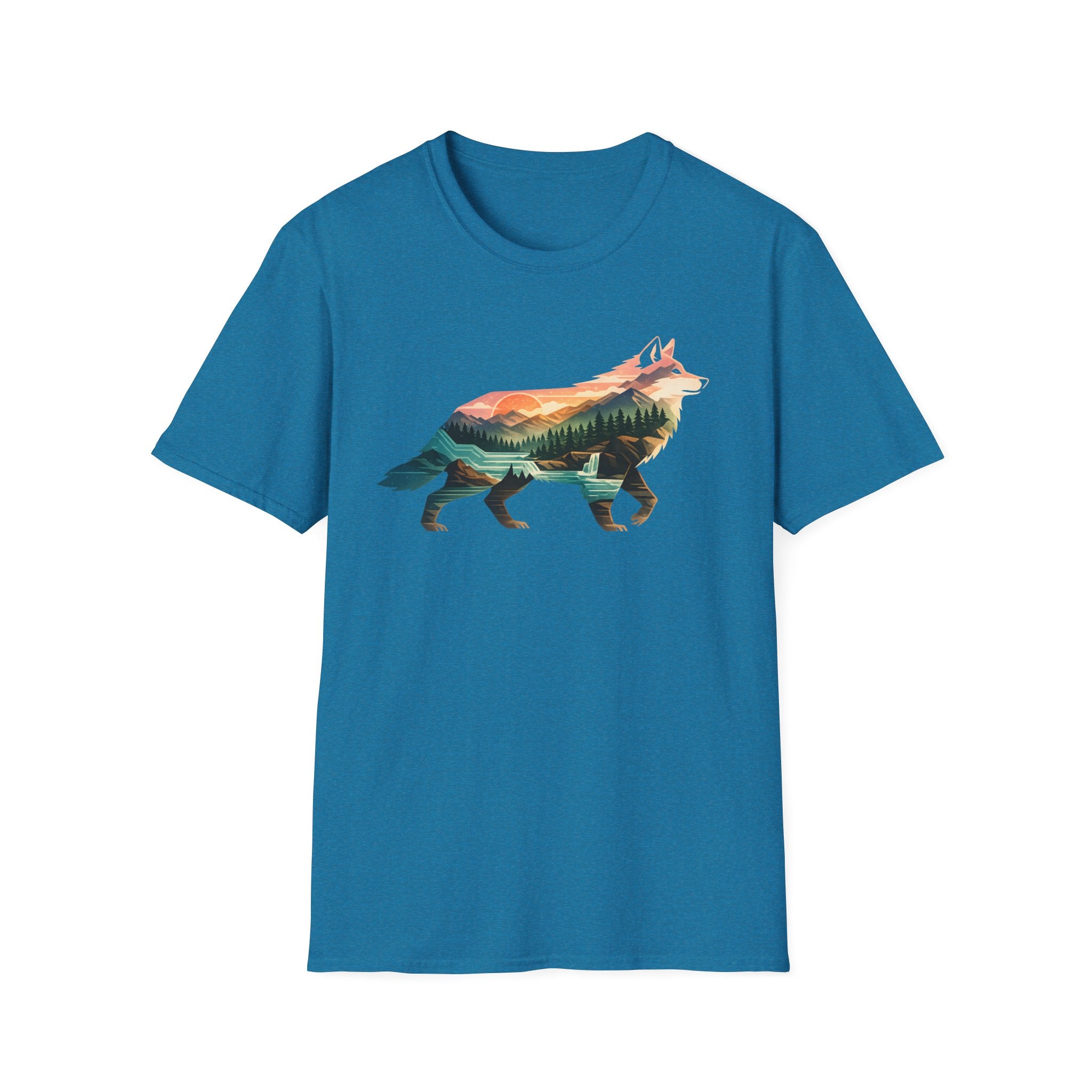 Wolf Nature Landscape T-Shirt