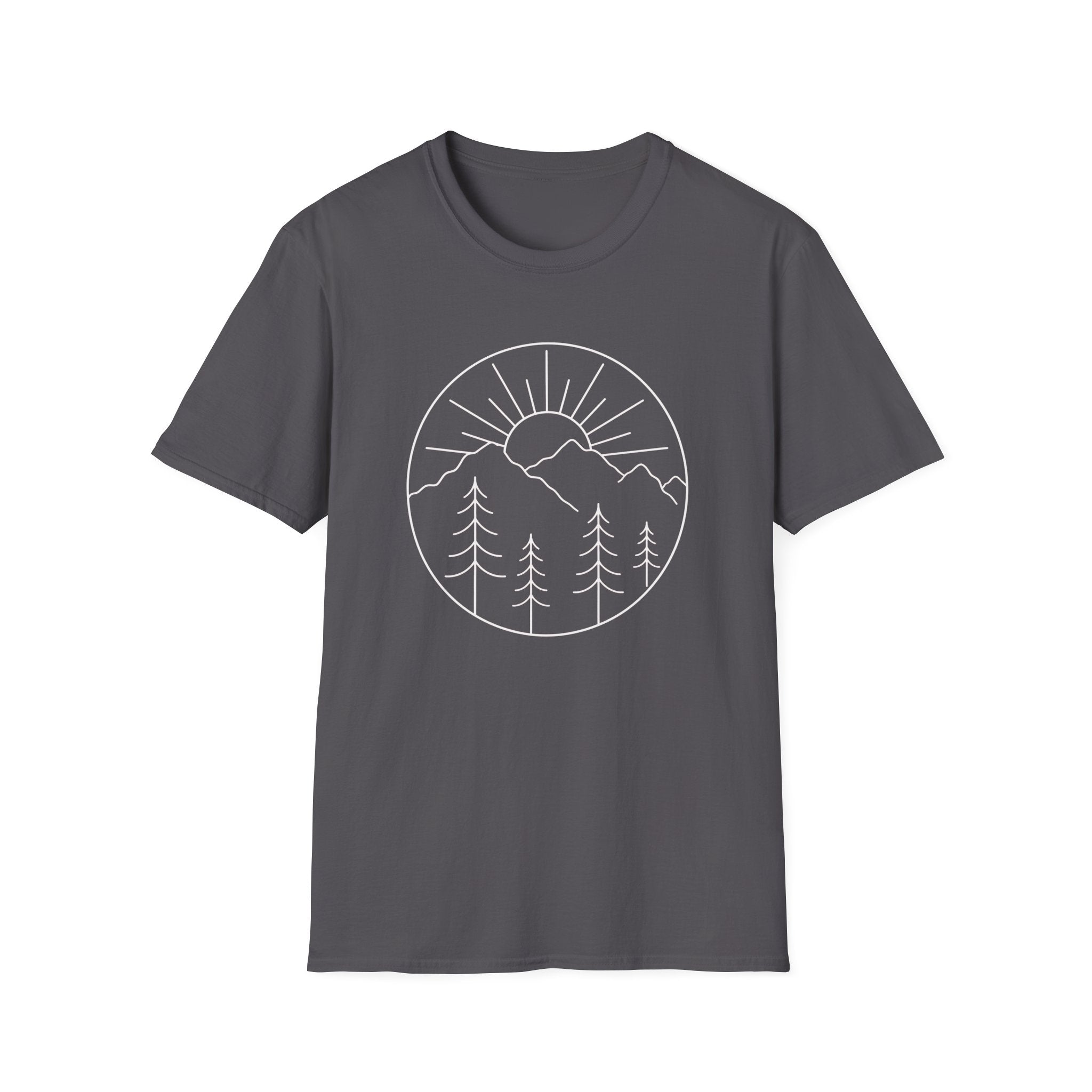 Minimal Mountain Sunrise T-Shirt