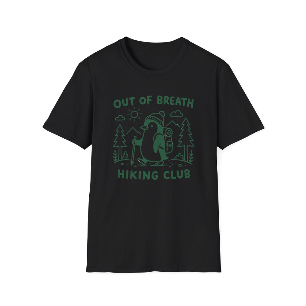 Out of Breath Penguin Hiking Club T-Shirt