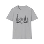 Minimal Pine Tree Mountain T-Shirt