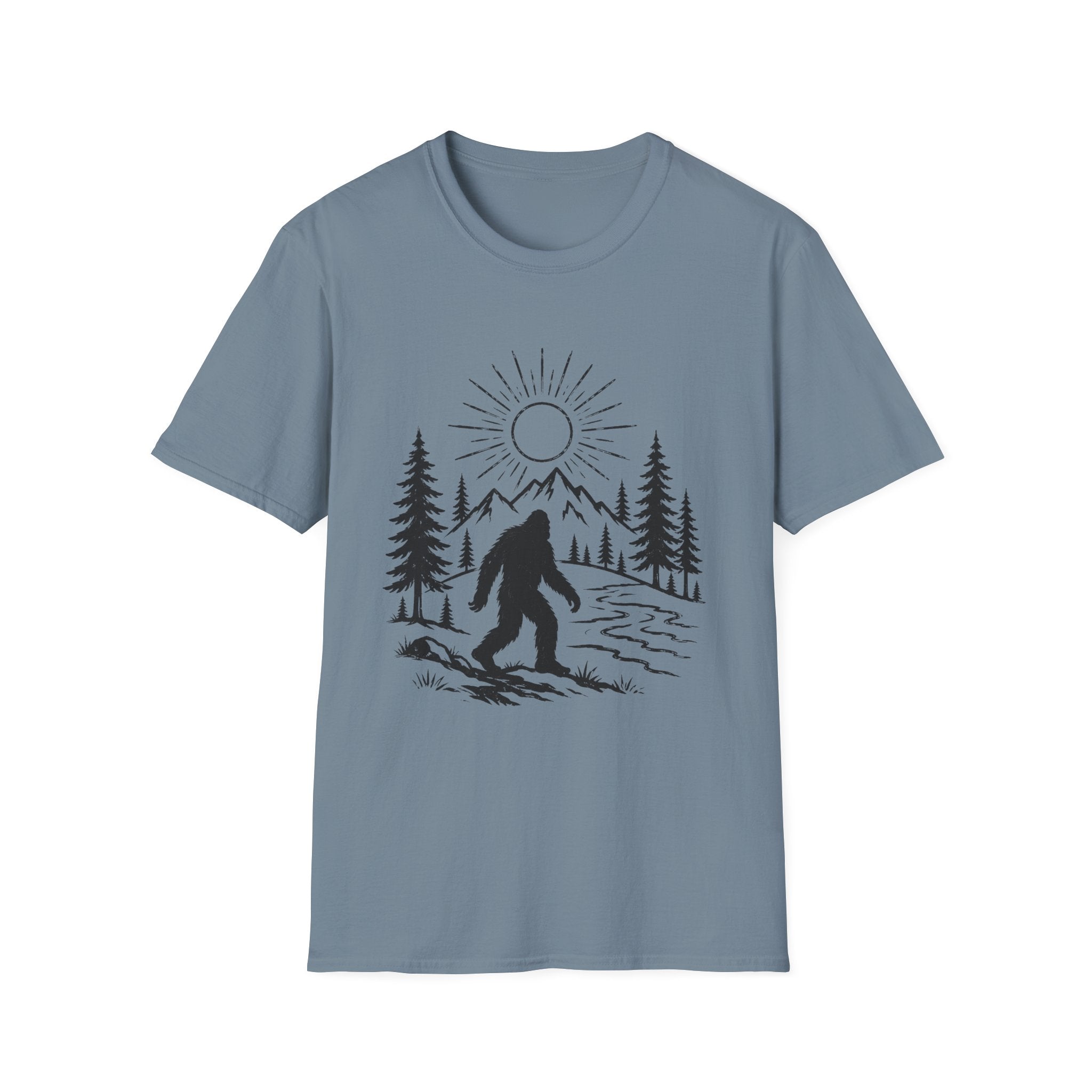 Sasquatch Forest Sunrise T-Shirt