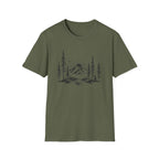 Minimal Pine Tree Mountain T-Shirt