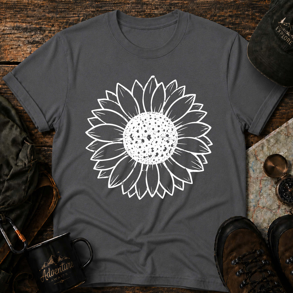 Minimal Sunflower T-Shirt