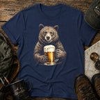 Bear Holding Beer T-Shirt