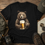 Bear Holding Beer T-Shirt
