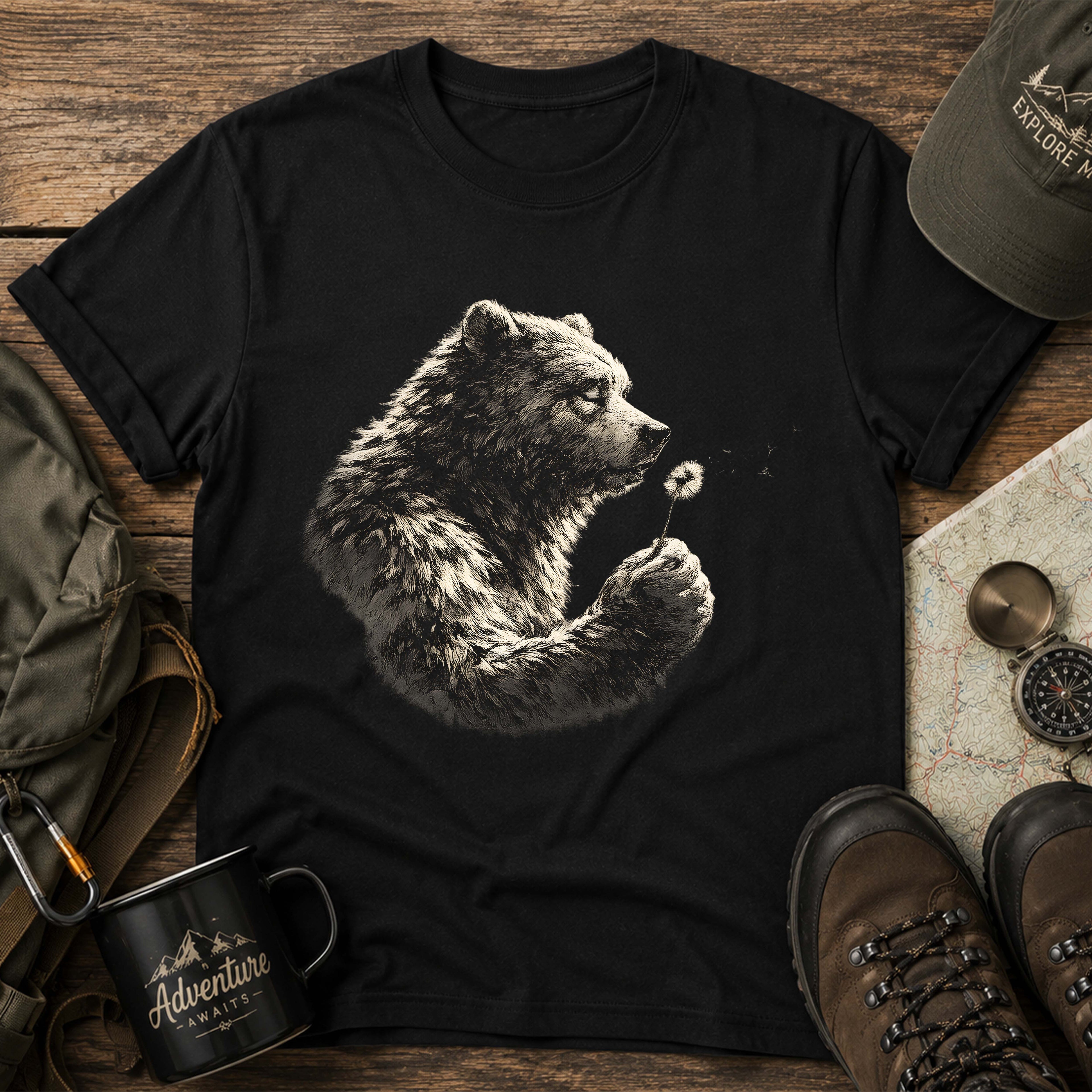 Bear Dandelion T-Shirt