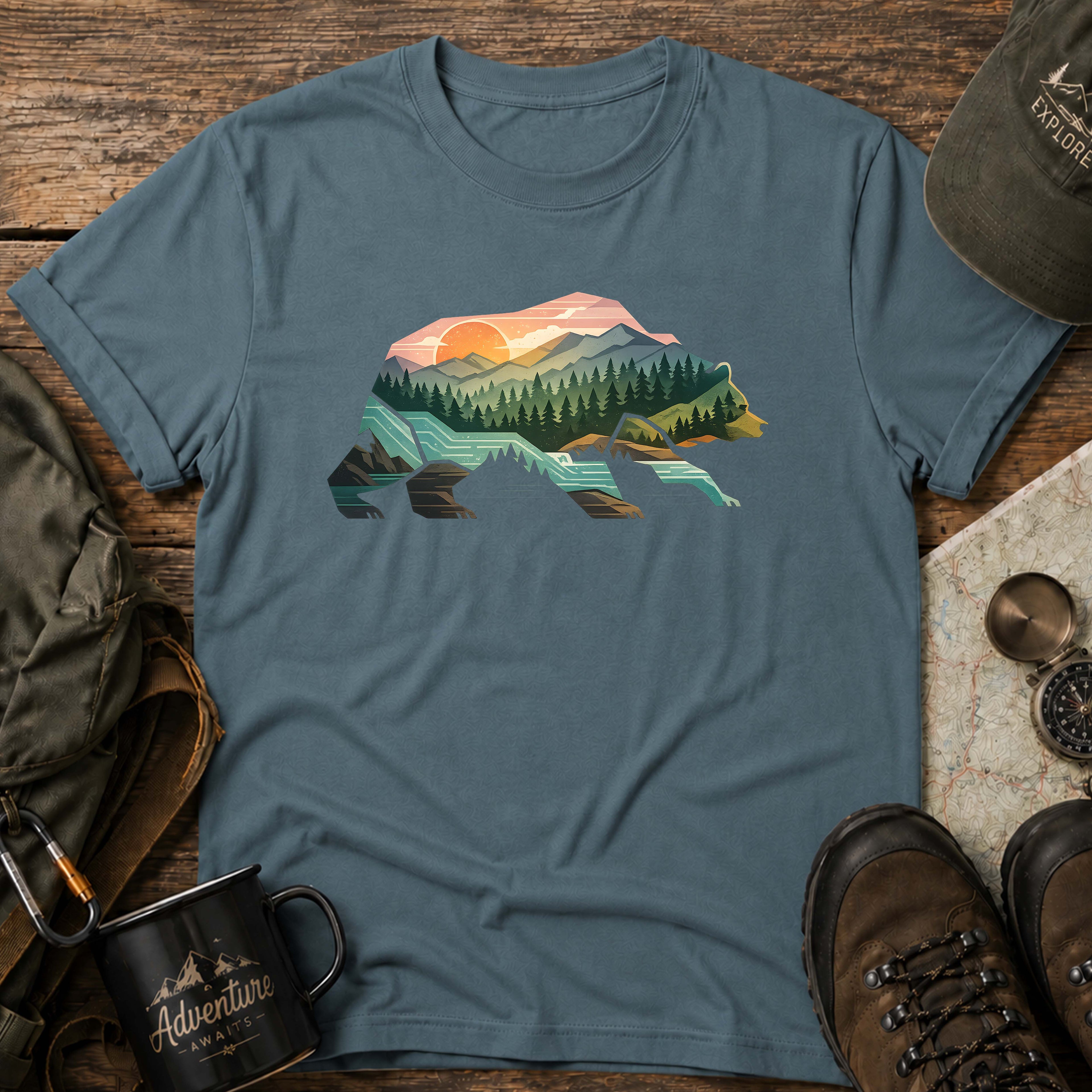 Bear Landscape T-Shirt