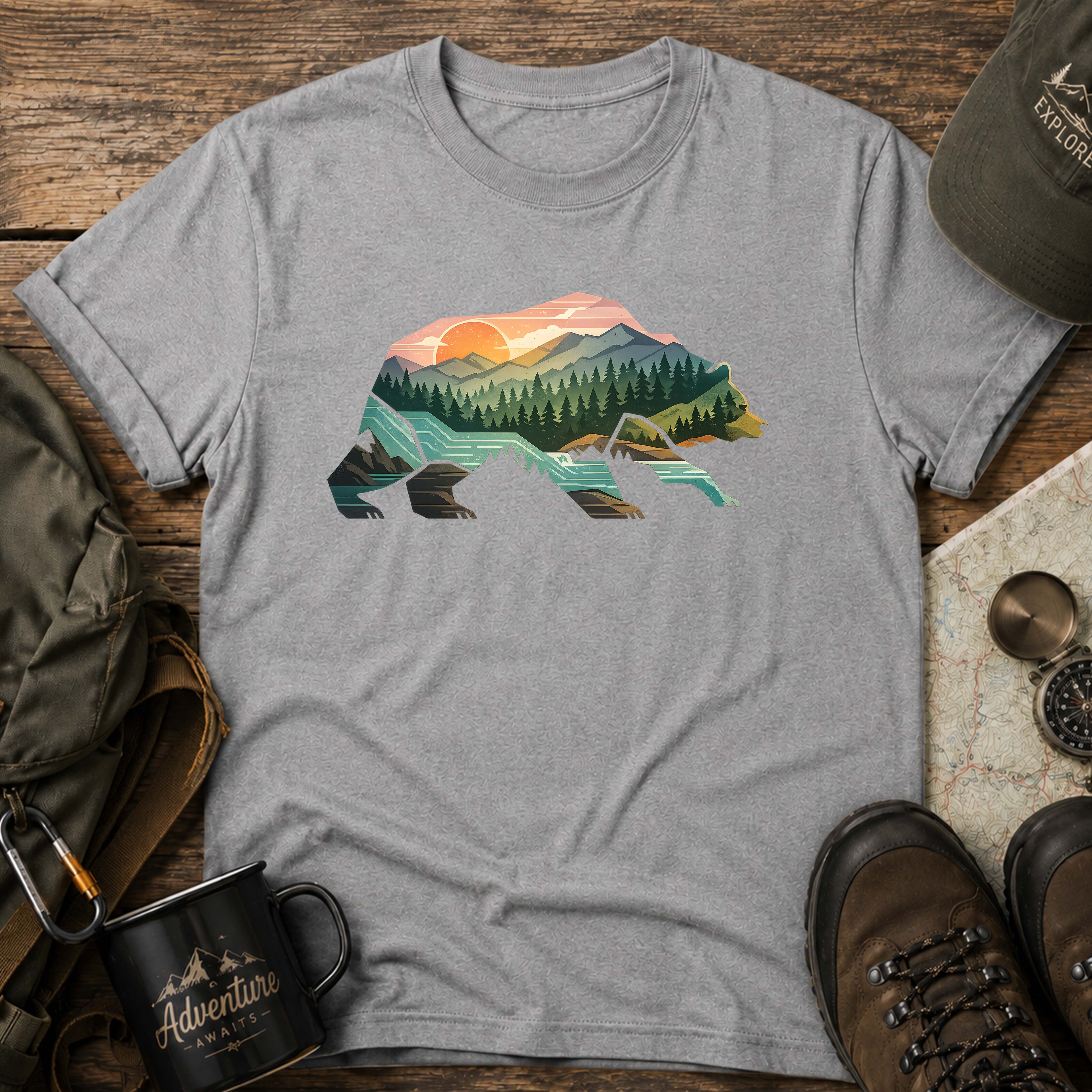 Bear Landscape T-Shirt