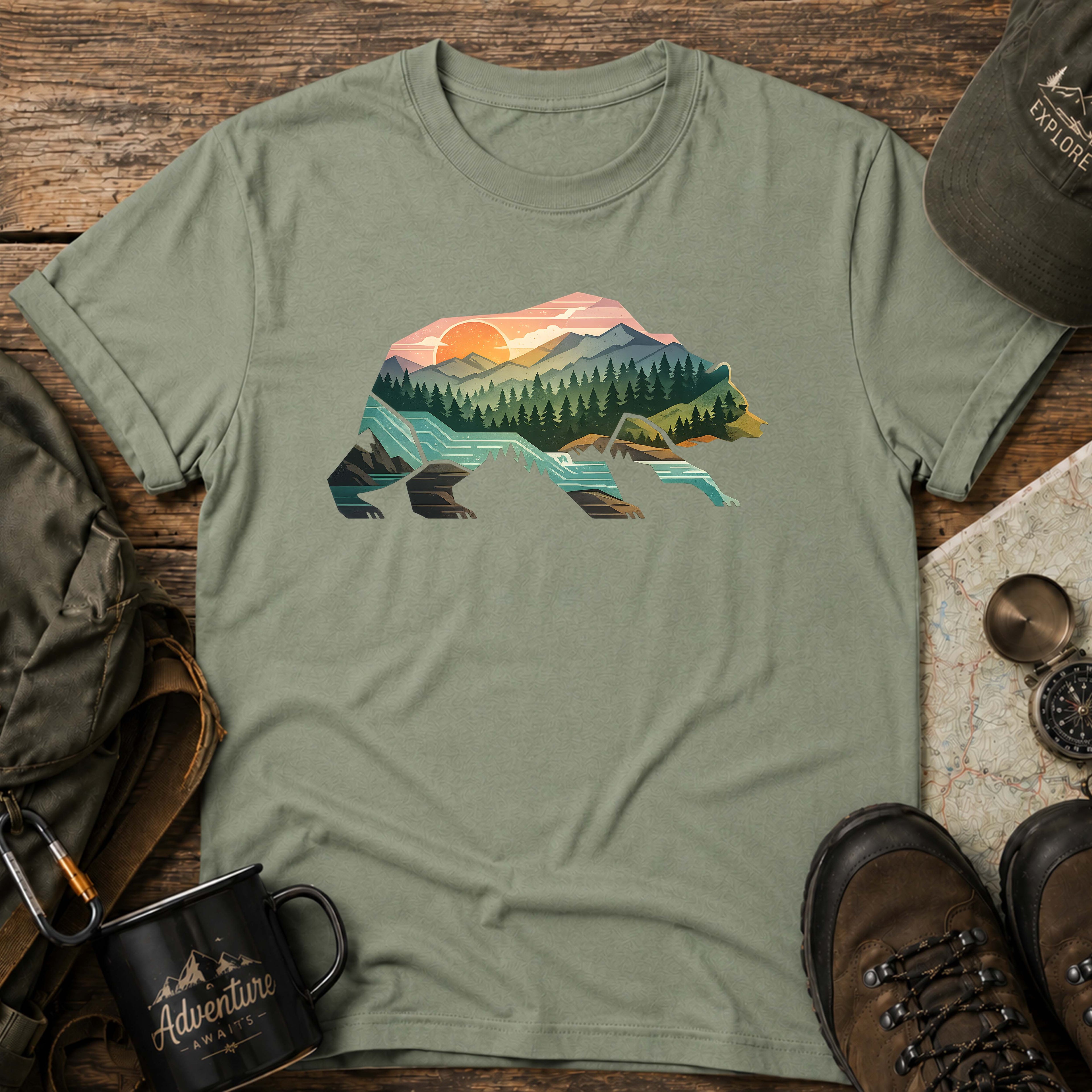 Bear Landscape T-Shirt