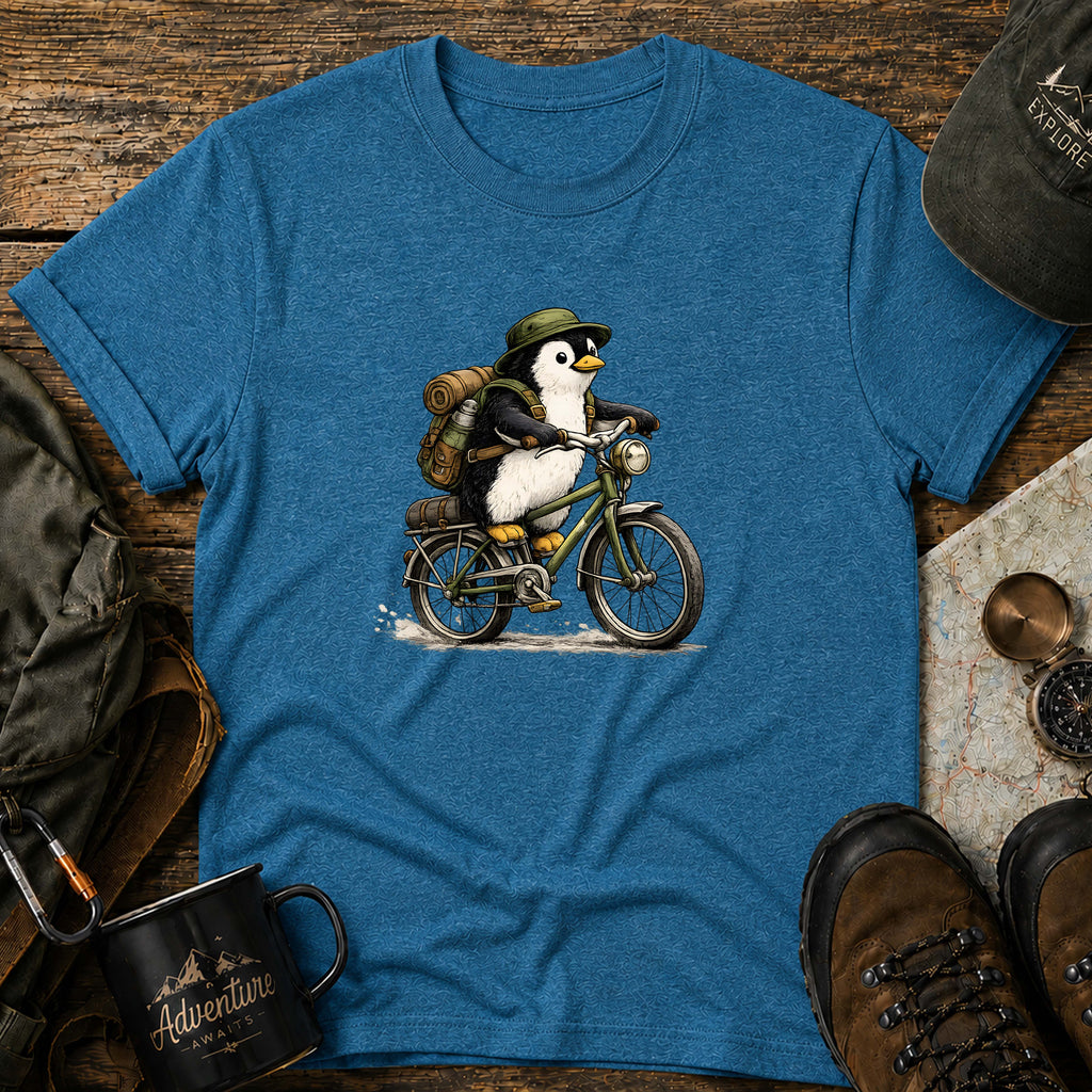 Bicycle Penguin T-Shirt