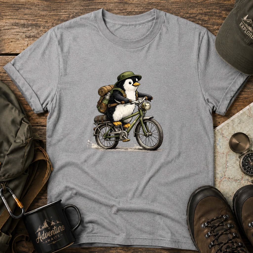 Bicycle Penguin T-Shirt