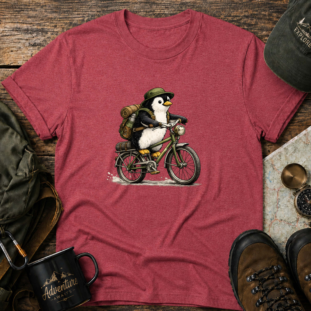 Bicycle Penguin T-Shirt