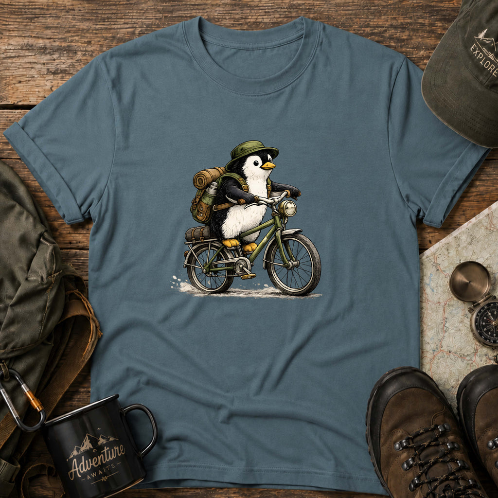 Bicycle Penguin T-Shirt