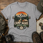 Camp More Worry Less Sunset T-Shirt