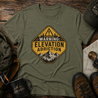 WARNING: ELEVATION ADDICTION T-Shirt