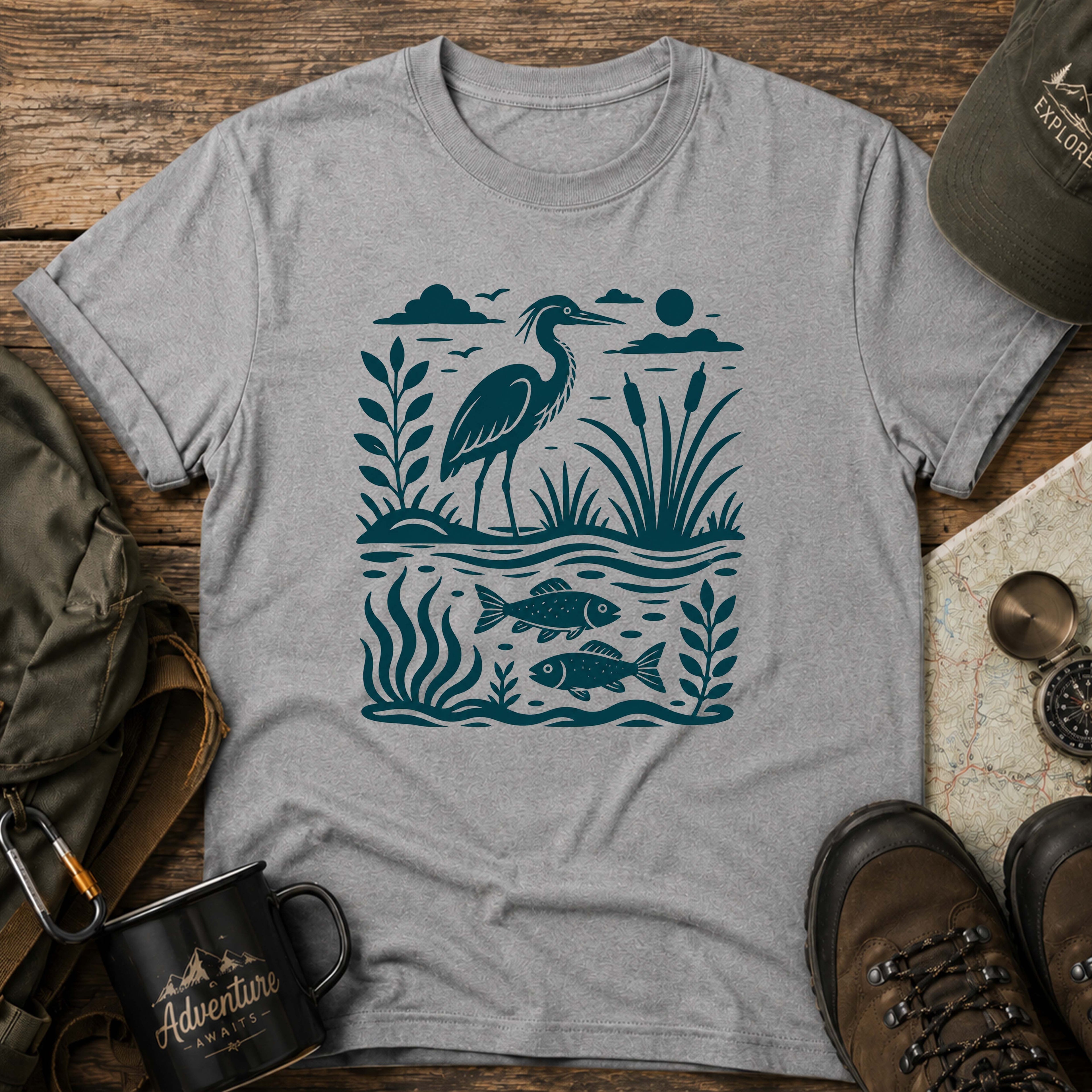 Heron Wetlands T-Shirt