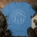 Minimal Mountain Sunrise T-Shirt