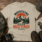 Mountain Over Meetings T-Shirt