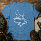 Minimal Ocean Sunset T-Shirt