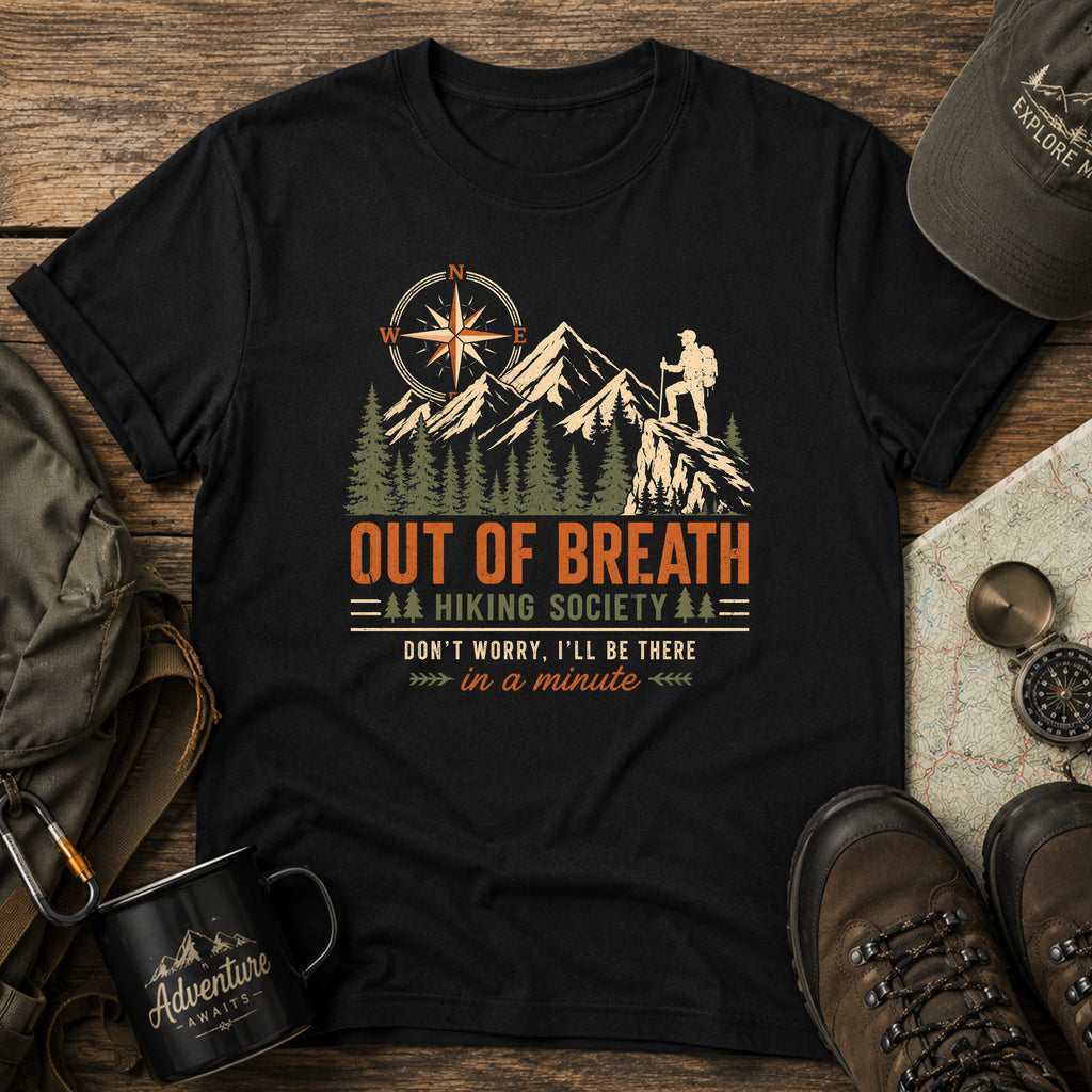 Out of Breath Hiking Society T-Shirt