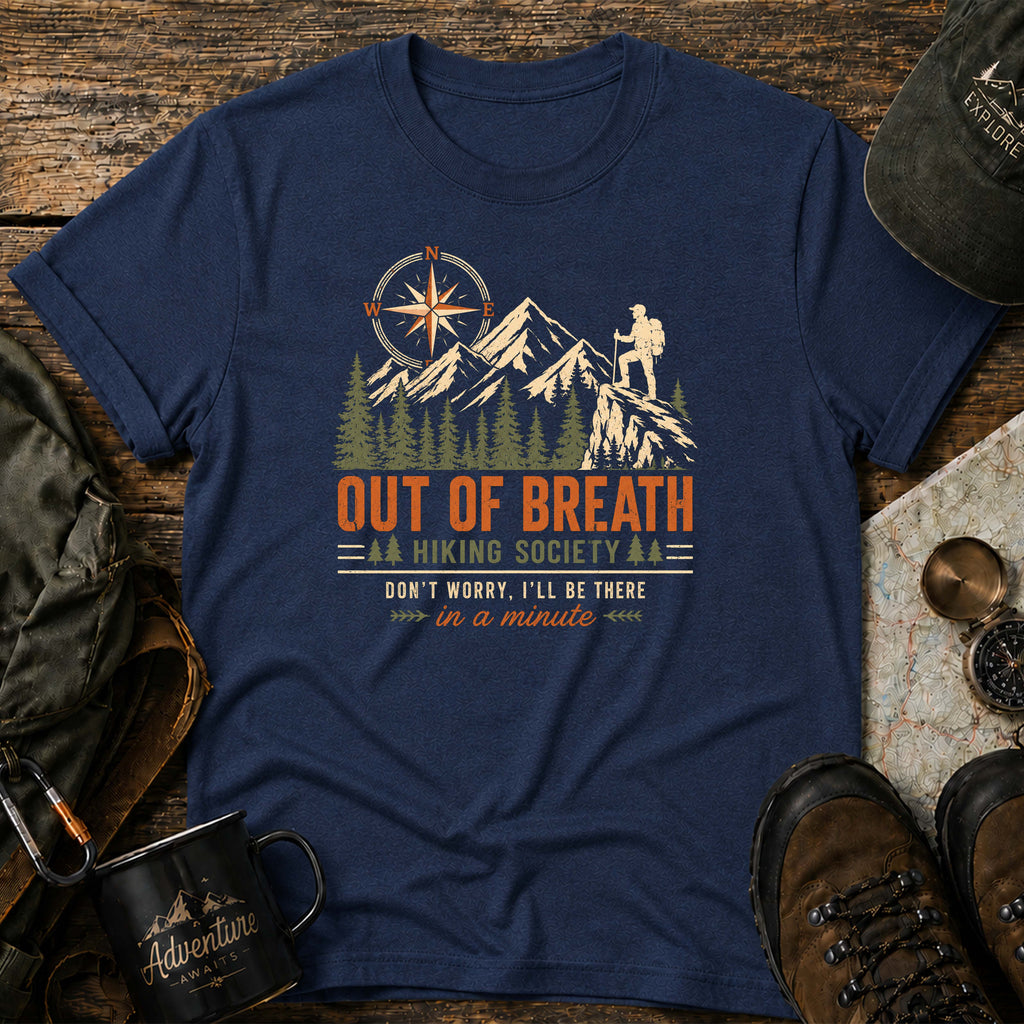 Out of Breath Hiking Society T-Shirt