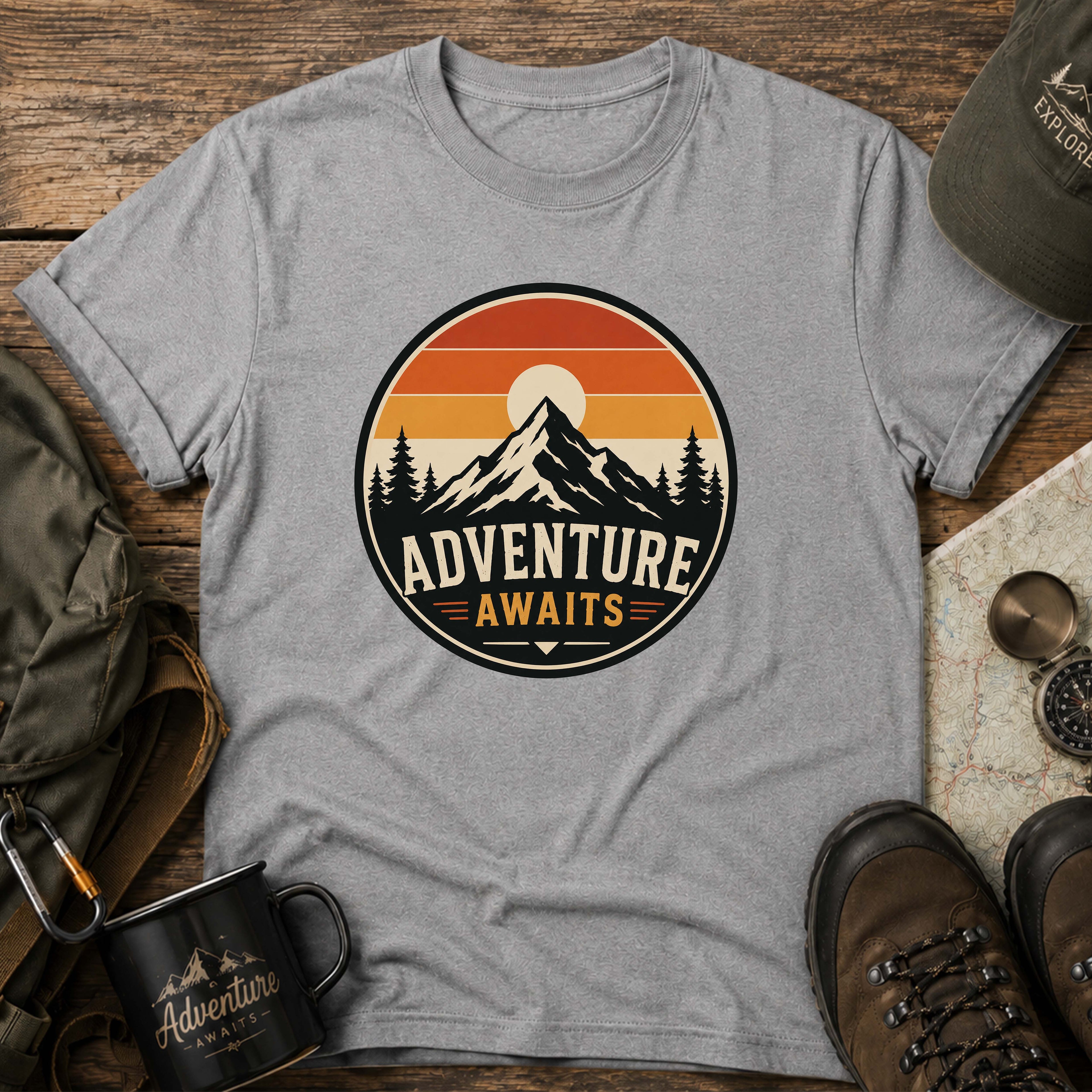 Retro Adventure Awaits T-Shirt