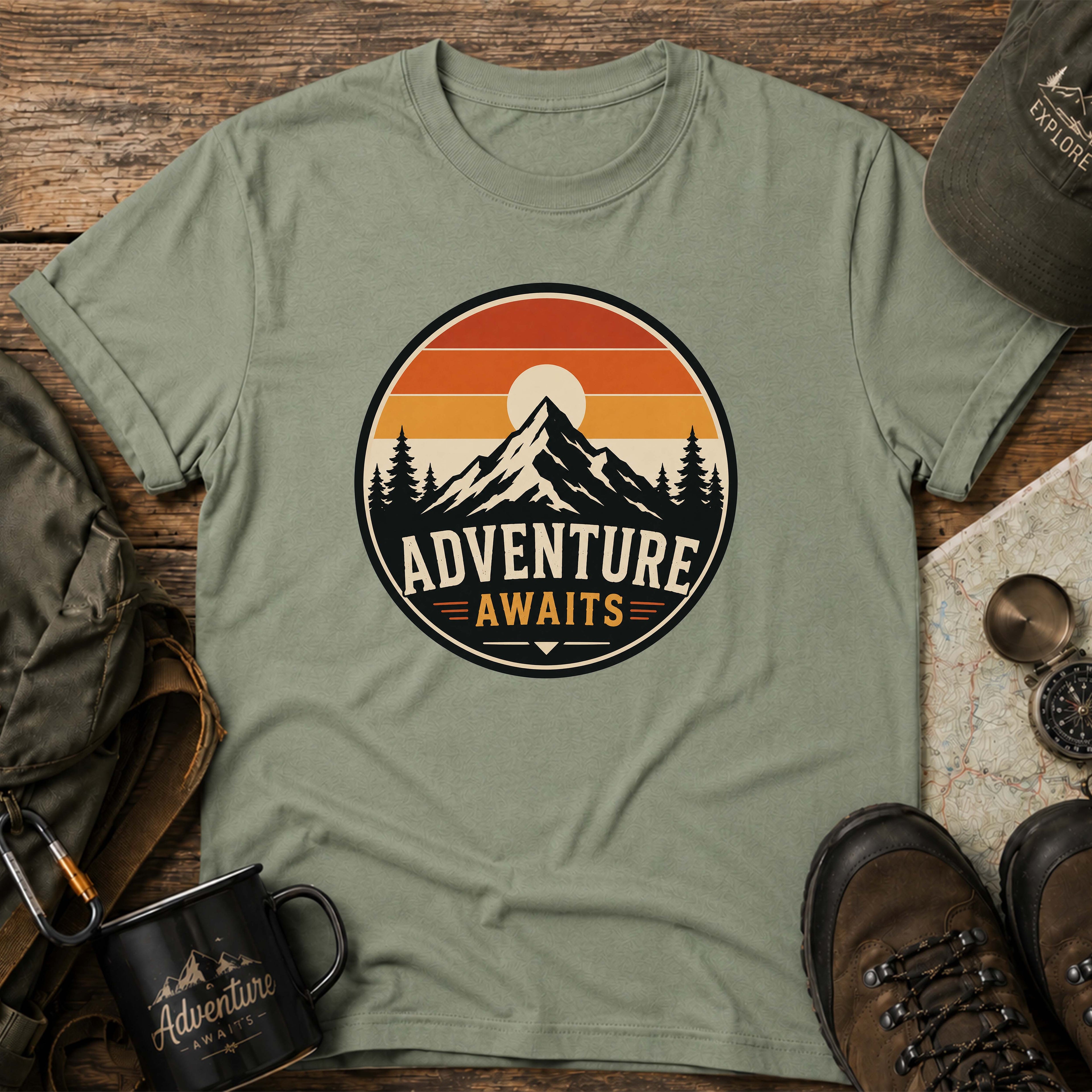 Retro Adventure Awaits T-Shirt