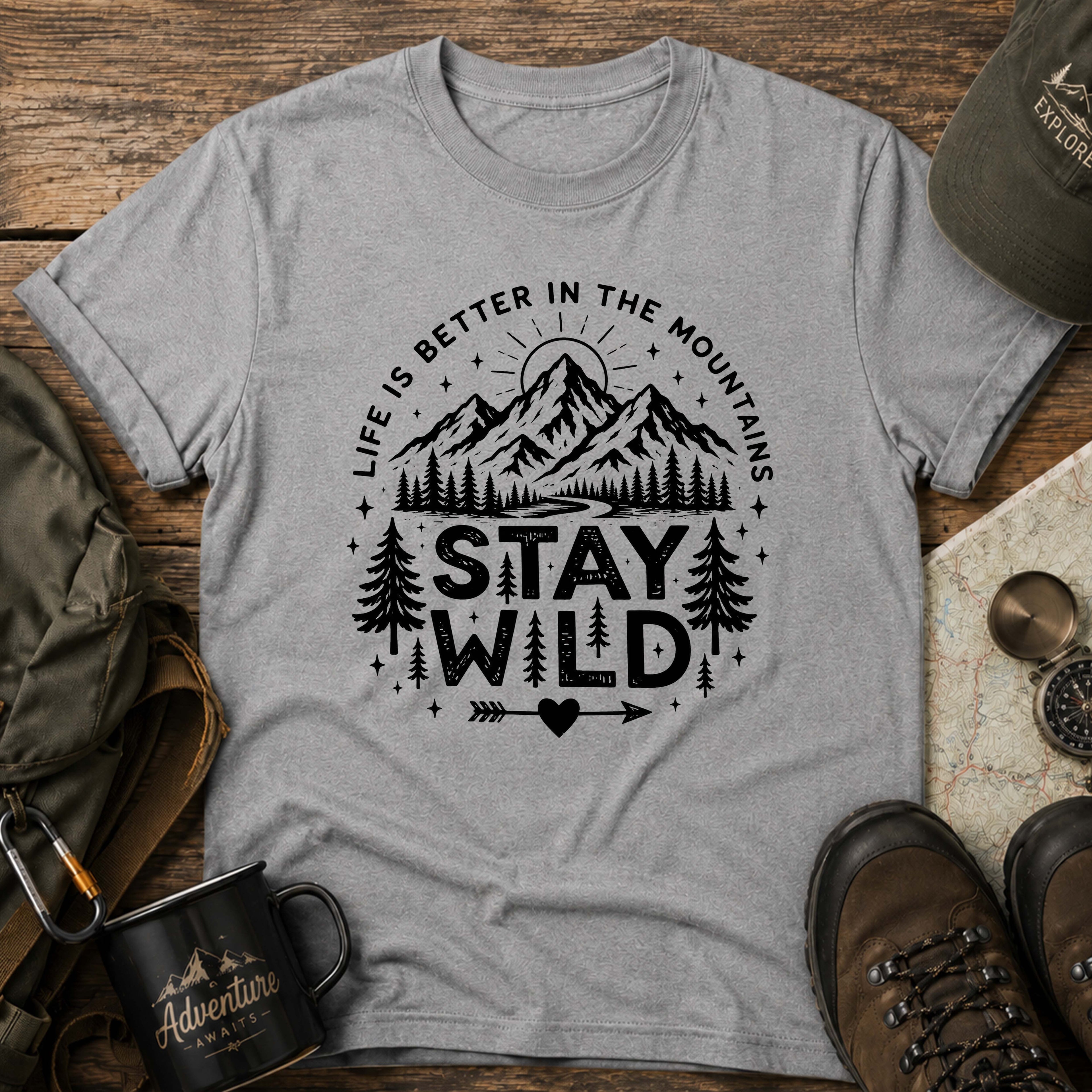Stay Wild Mountain T-Shirt