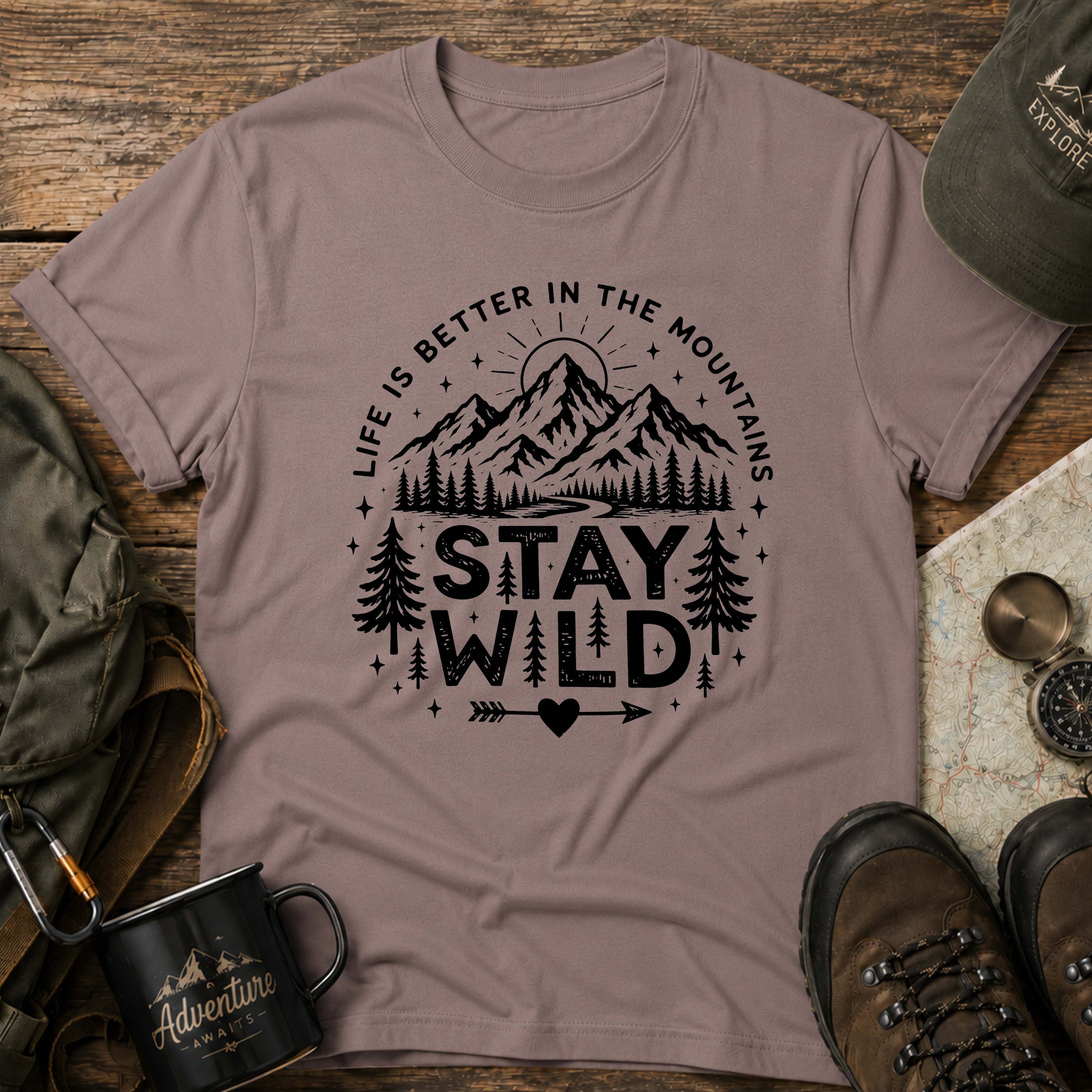 Stay Wild Mountain T-Shirt