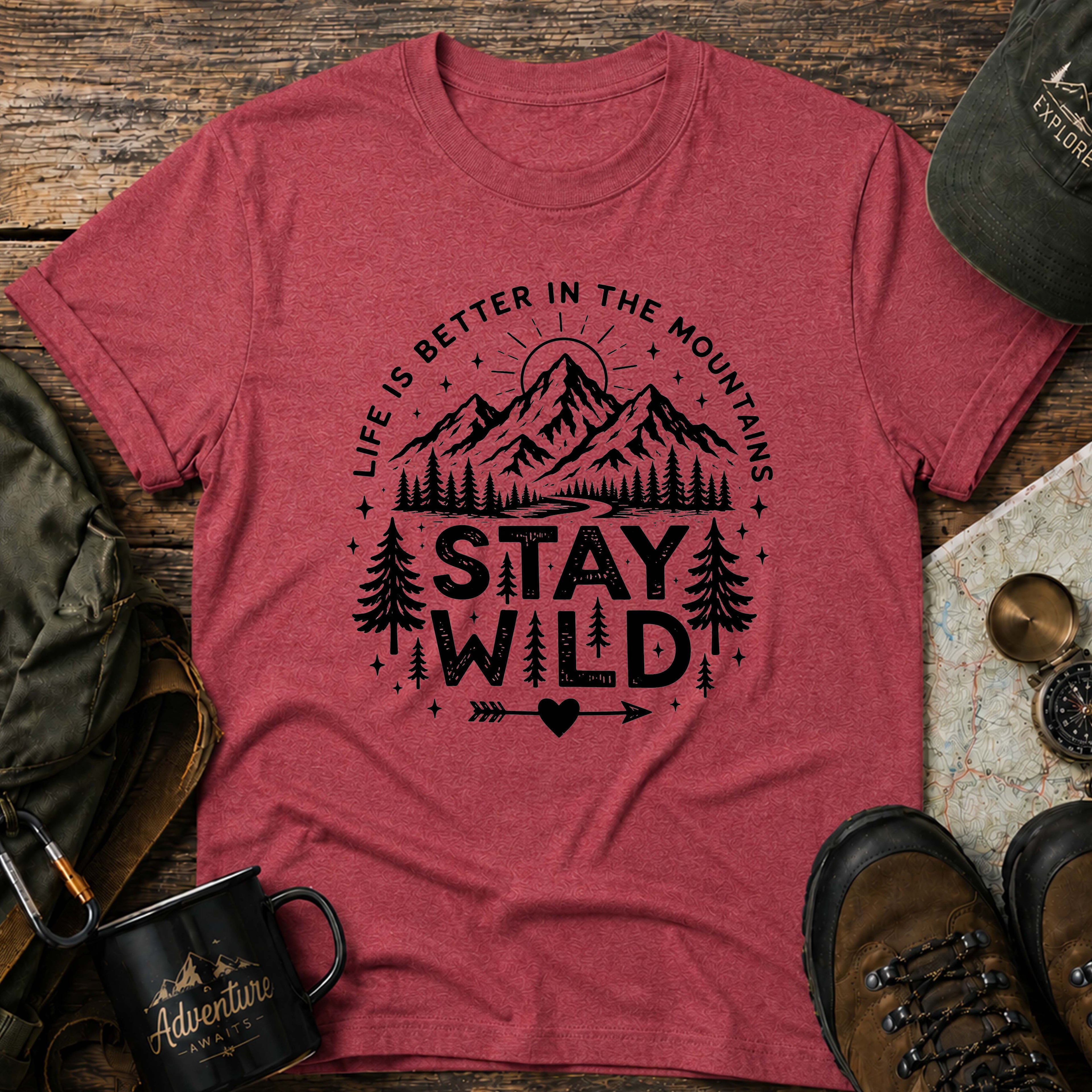 Stay Wild Mountain T-Shirt