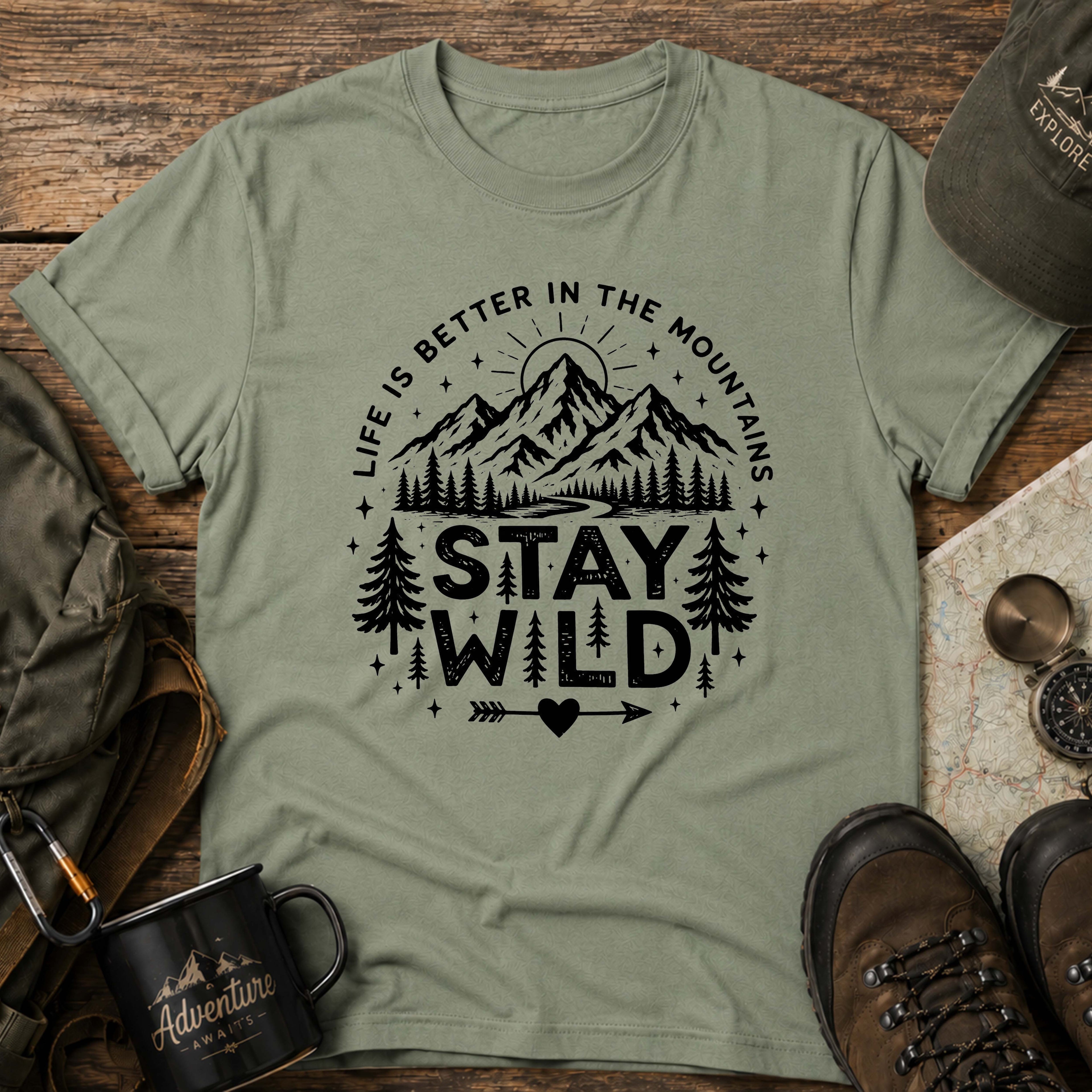 Stay Wild Mountain T-Shirt