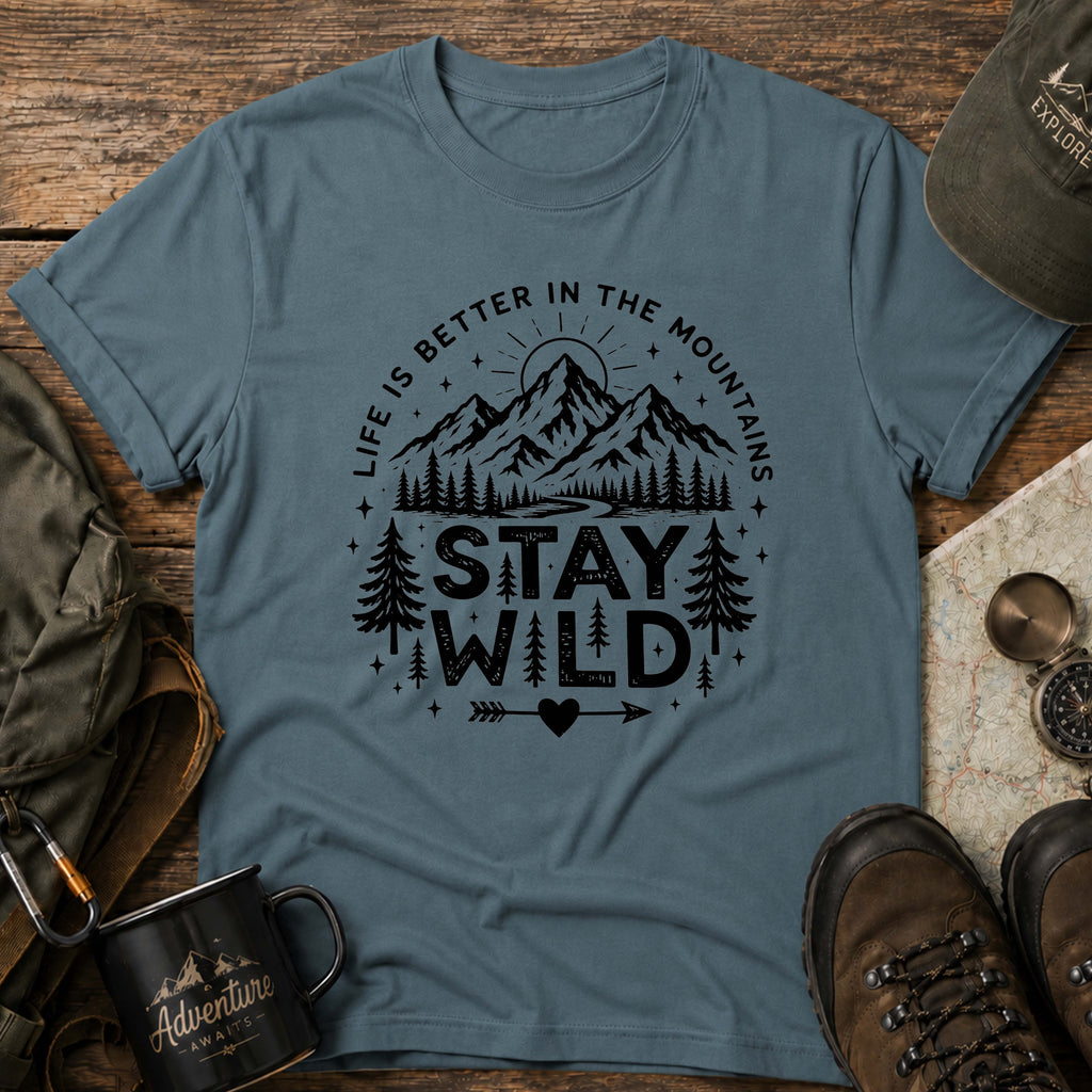 Stay Wild Mountain T-Shirt